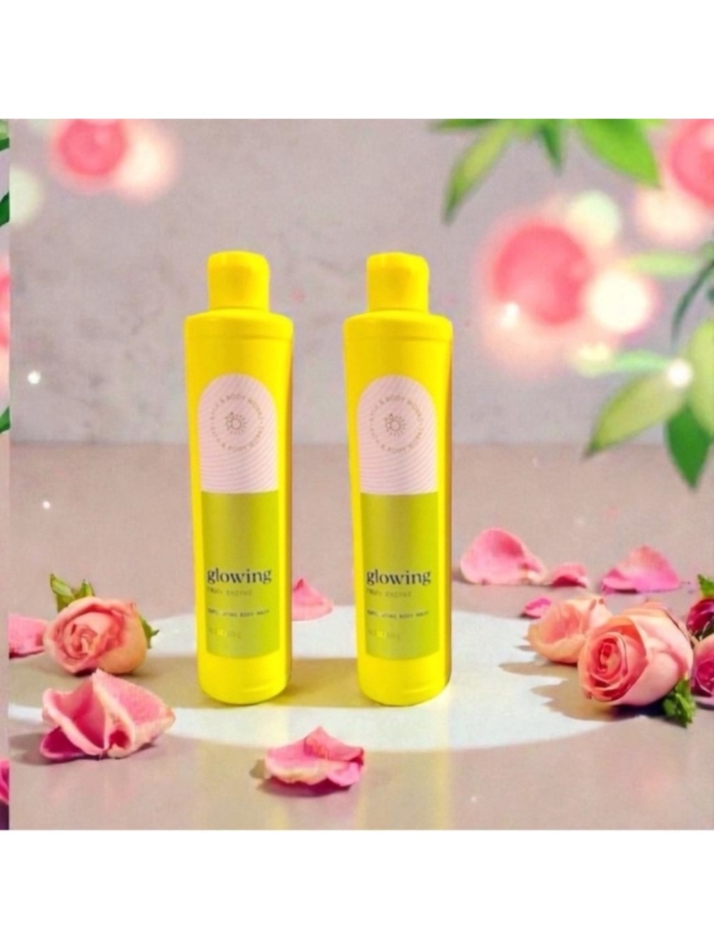 2 Glowing Fruit Enzyme Exfoliating Body Wash